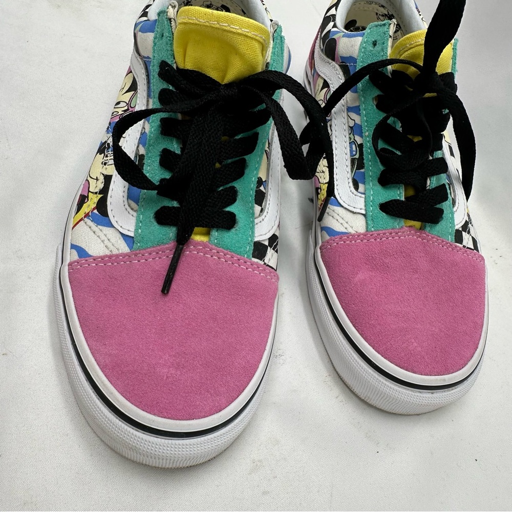 Vans Old Skool Disney 80's Mickey Shoes 90th Anniversary Sneakers Size 7.5 - Picture 6 of 9